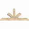 Ekena Millwork Richland Rough Sawn Timber Gable Bracket, Douglas Fir, 72"W x 42"H x 4"D x 6"F, 14/12 Pitch GBW072X42X0406RIC00RDF - alternate 4